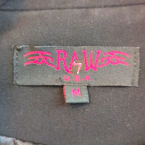 Raw 7 Vintage Applique Cropped Jacket M - Picture 16 of 16